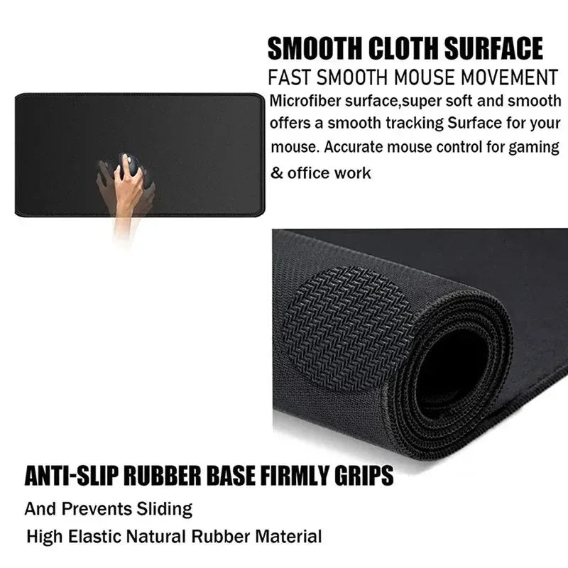 1PC Large Mouse Pads For Desk, Gaming Mouse Pad, Mouse Pad with Stitched Edgesand Non-Slip Rubber Base, Extended Mouse Pad