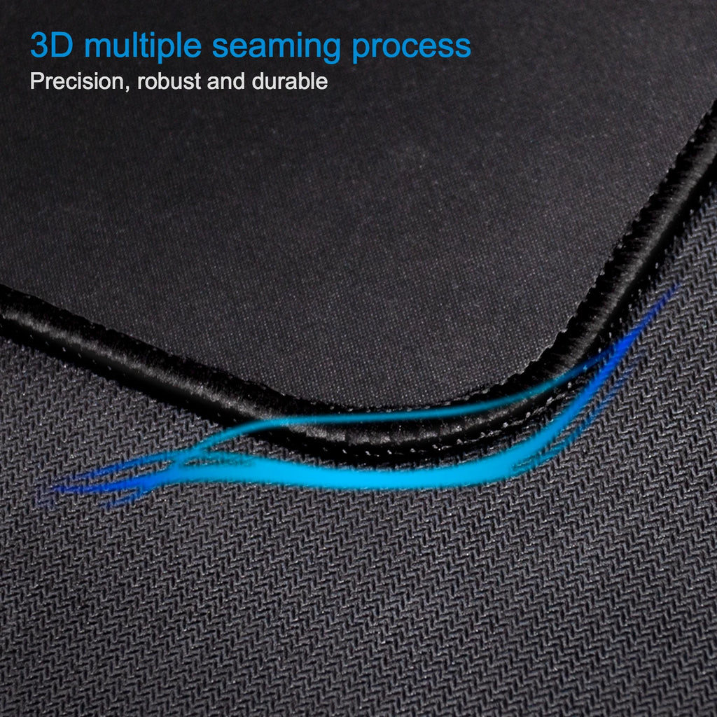 Mouse Pad with Stitched Edge Gaming Mousepad Small Non-Slip Rubber Base Washable Portable for Office Home Computer Laptop