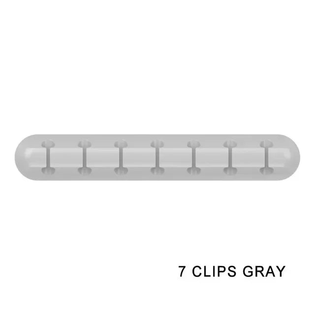 Adhesive Cable Holder Clips Cord Management Wire Organizer for Desktop USB Charging Cable Nightstand Power Cord Mouse Cable