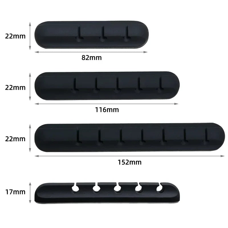 Adhesive Cable Holder Clips Cord Management Wire Organizer for Desktop USB Charging Cable Nightstand Power Cord Mouse Cable
