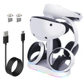 Controller Charging Dock for PS5 VR2 Charging Station with VR Headset Holder Display Stand PS VR2 Controller Charger for PSVR2