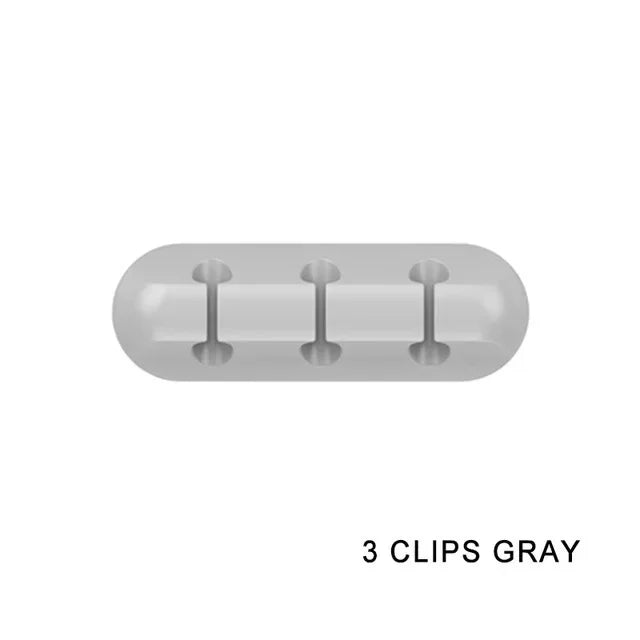 Adhesive Cable Holder Clips Cord Management Wire Organizer for Desktop USB Charging Cable Nightstand Power Cord Mouse Cable