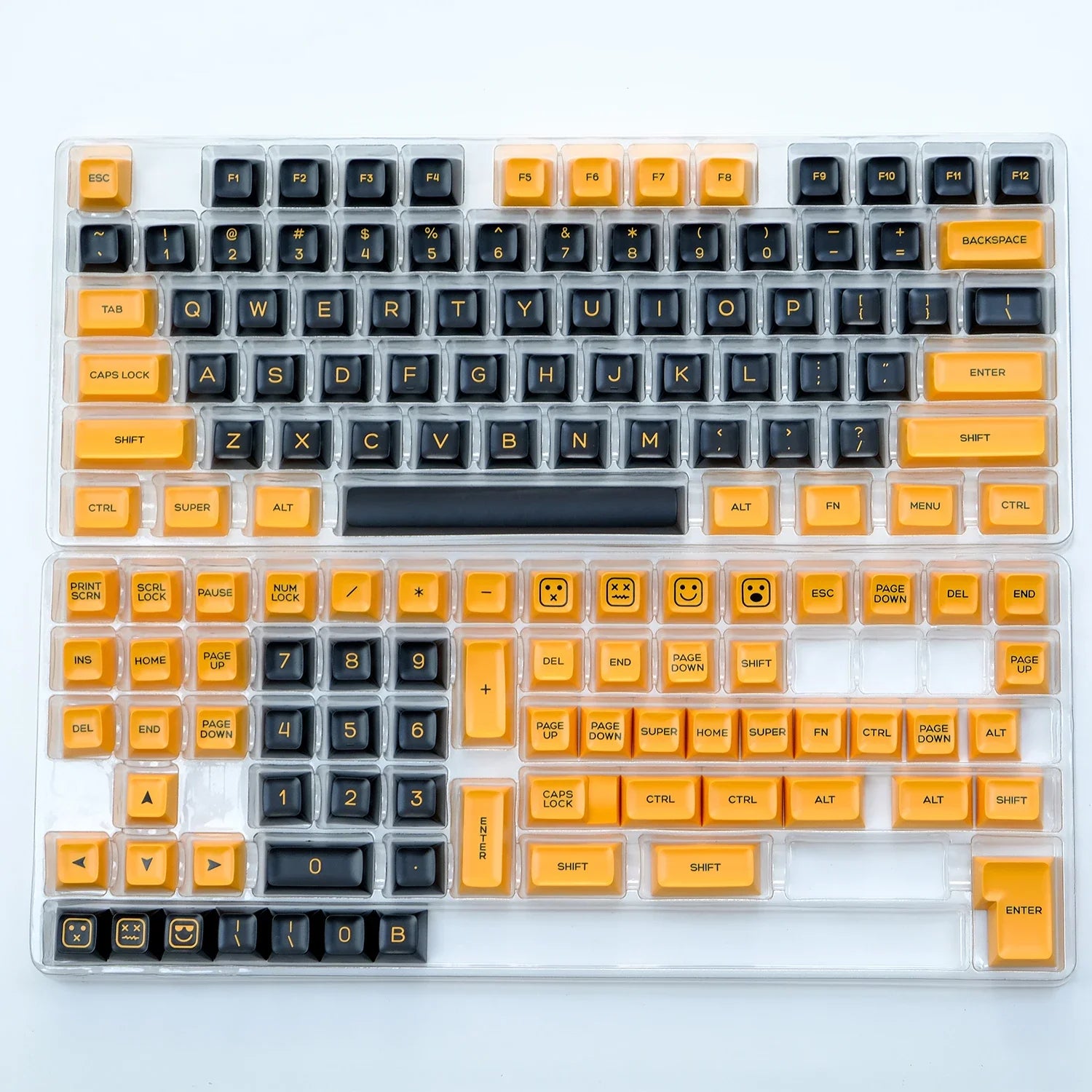 KBDiy 142Keys/Set GMK Red Samurai Keycaps for Mechanical Keyboard PBT Double Shot SA Profile Black and Red Keycap MX Switch 61