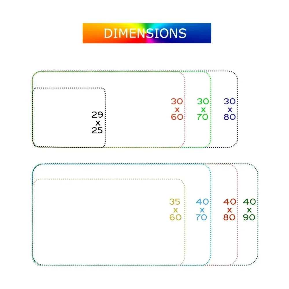 1PC Large Mouse Pads For Desk, Gaming Mouse Pad, Mouse Pad with Stitched Edgesand Non-Slip Rubber Base, Extended Mouse Pad