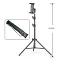 160cm Liftable Foldable Arm Tripod Floor Tablet Stand Phone Live Holder Support for IPhone IPad Smartphones Lounger Bed Mount
